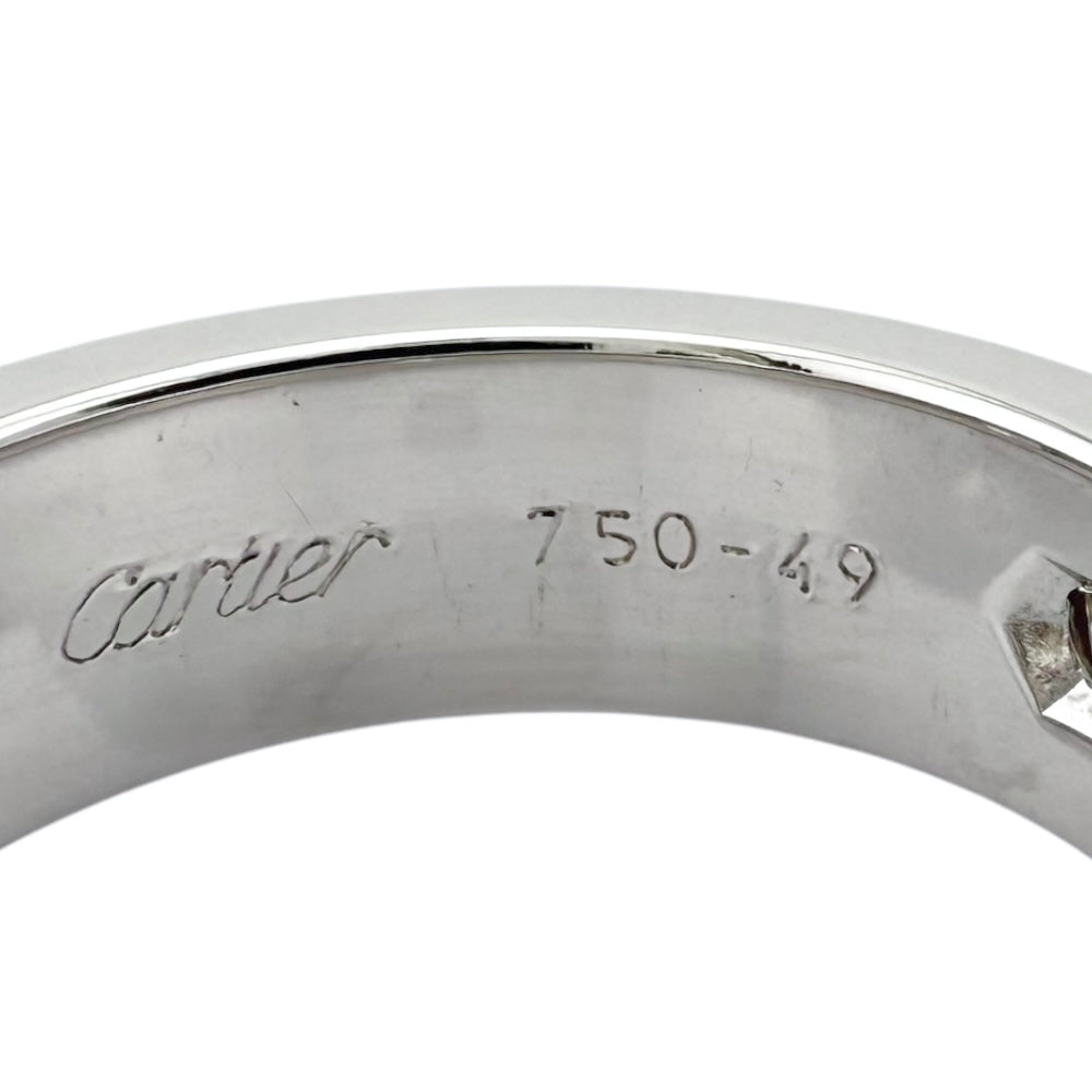 CARTIER カルティエ ラブ リング 指輪 9号 18金 K18ホワイト