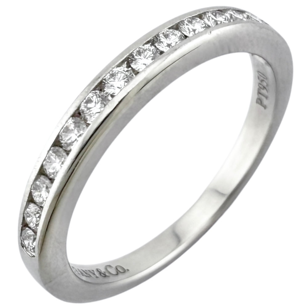 TIFFANY&Co. ティファニー ハーフエタニティ リング 指輪 6.5号 Pt950