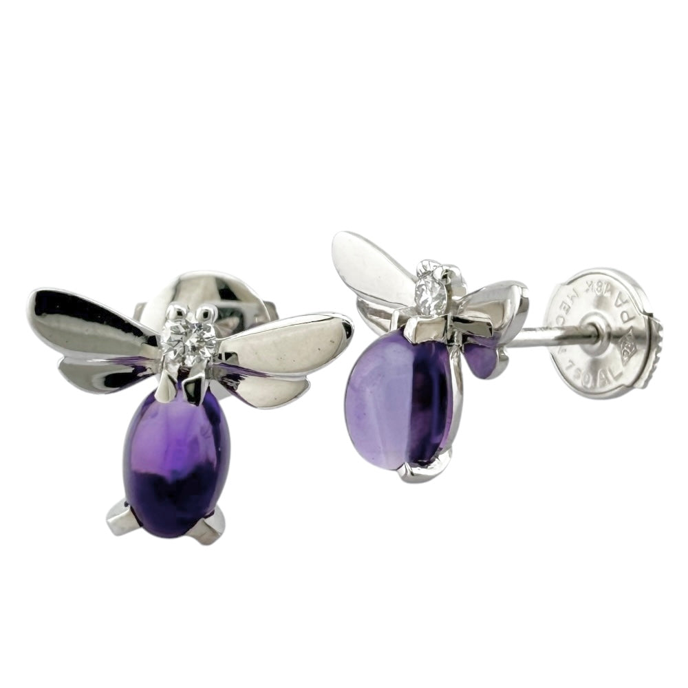 Chaumet ショーメ アトラップモア ピアス 18金 K18ホワイトゴールド 