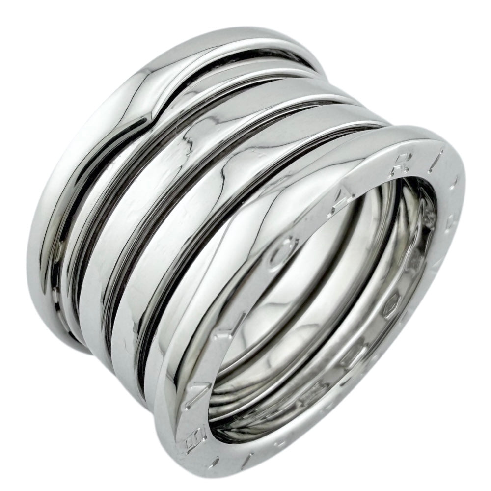 BVLGARI B-zero.1 5-band ring, size 15, 18K, K18 White Gold