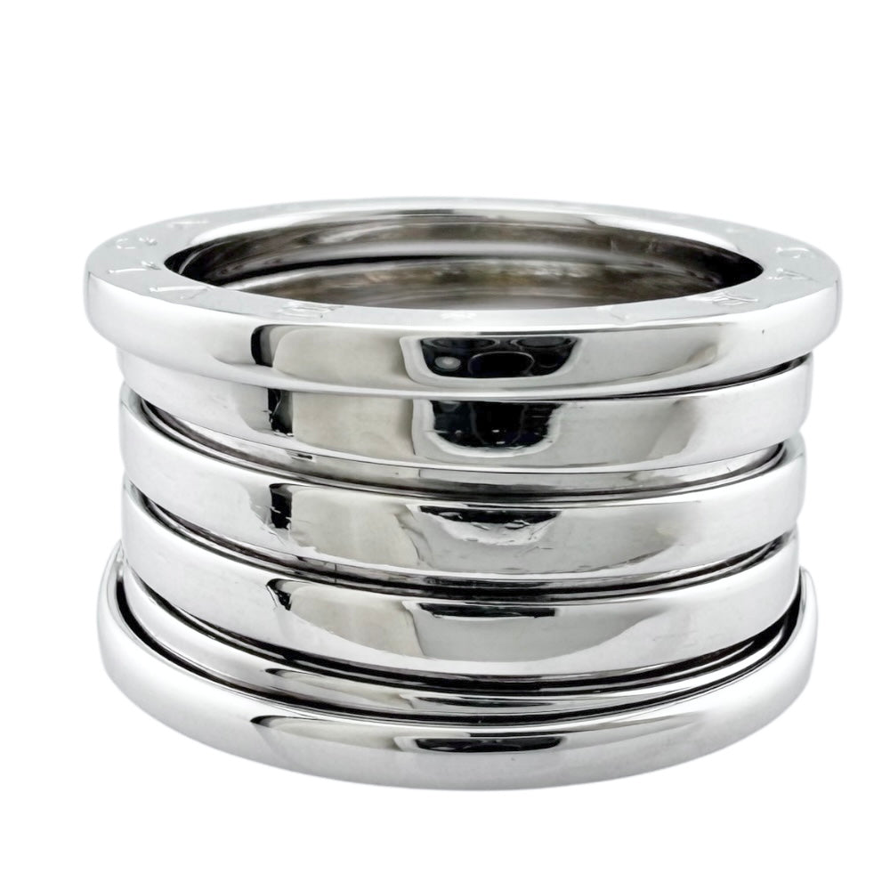 BVLGARI B-zero.1 5-band ring, size 15, 18K, K18 White Gold