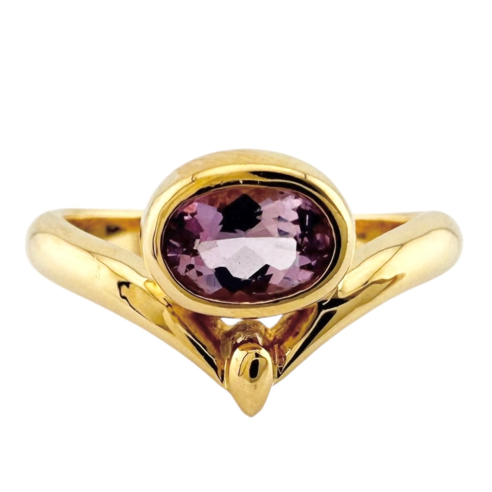 MIKIMOTO ミキモト リング 指輪 10号 18金 K18イエローゴールド