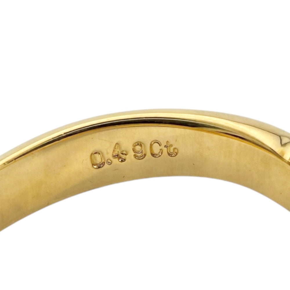 MIKIMOTO ミキモト リング 指輪 10号 18金 K18イエローゴールド