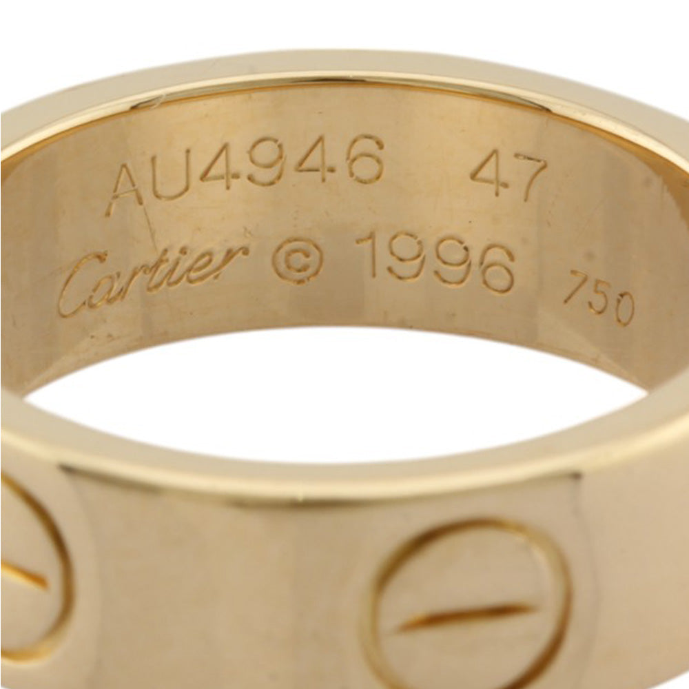 カルティエ K18イエローゴールド ラブリング ラブリング リング 指輪 K18（イエローゴールド） ゴールド