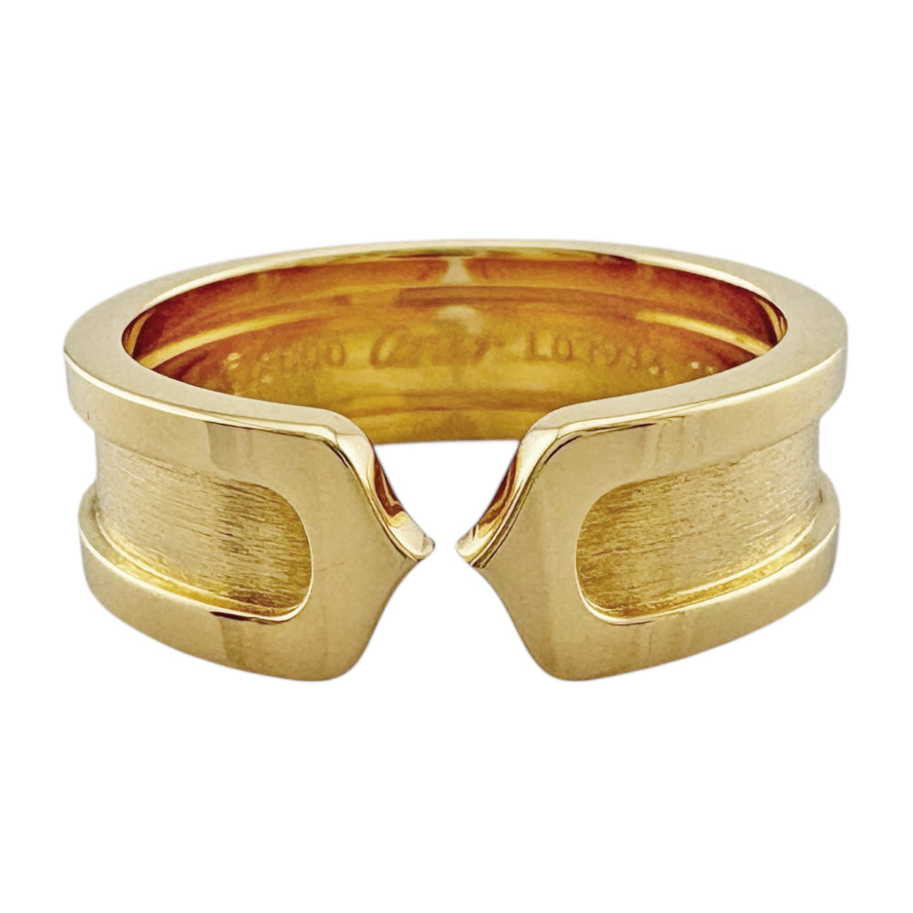 CARTIER カルティエ 2C リング 指輪 14号 18金 K18イエローゴールド