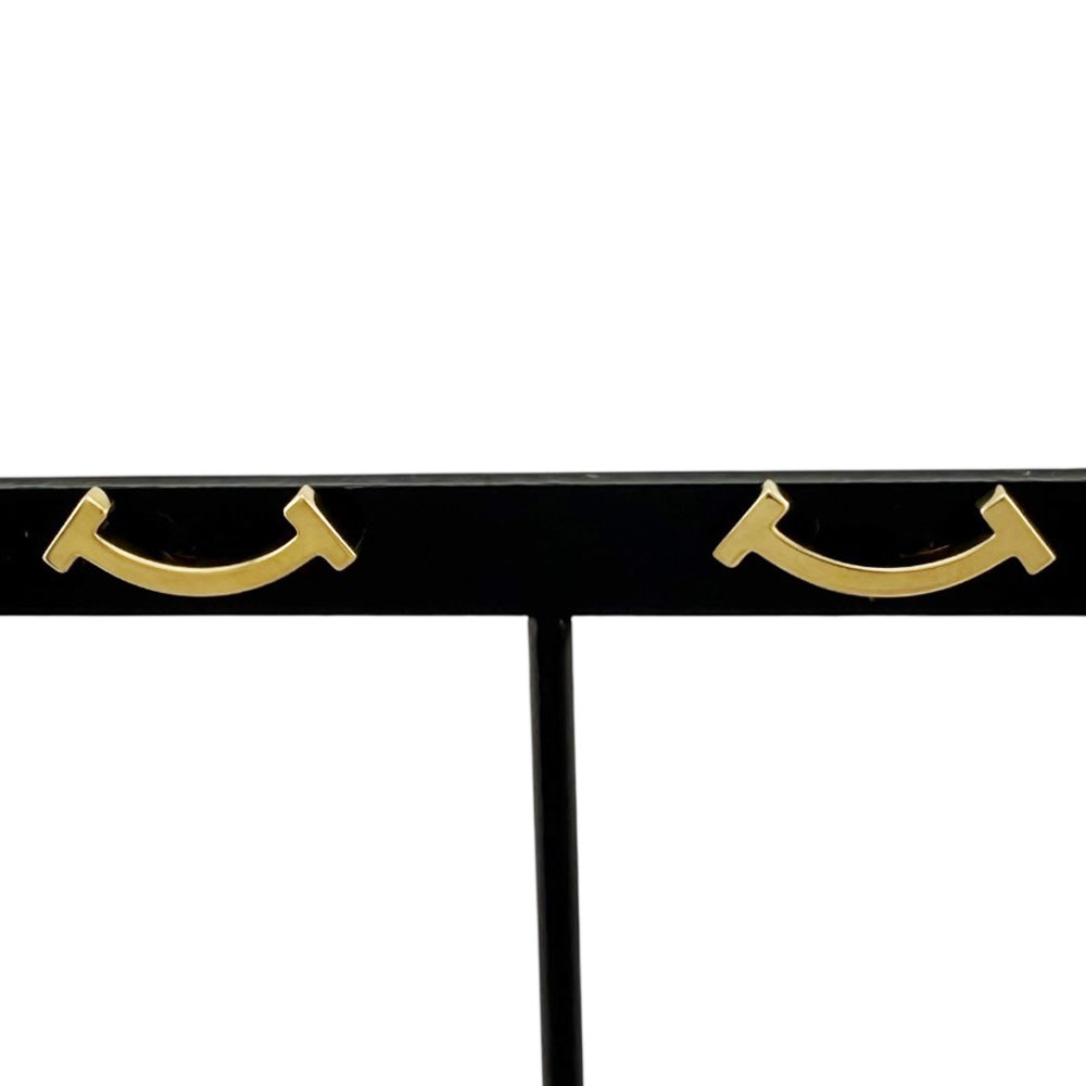 TIFFANY&Co. ティファニー Tスマイル ピアス 18金 K18イエロー