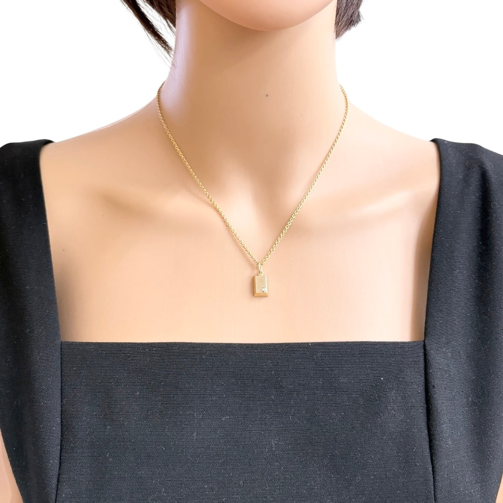 CARTIER カルティエ インゴット ネックレス 18金 K18イエローゴールド