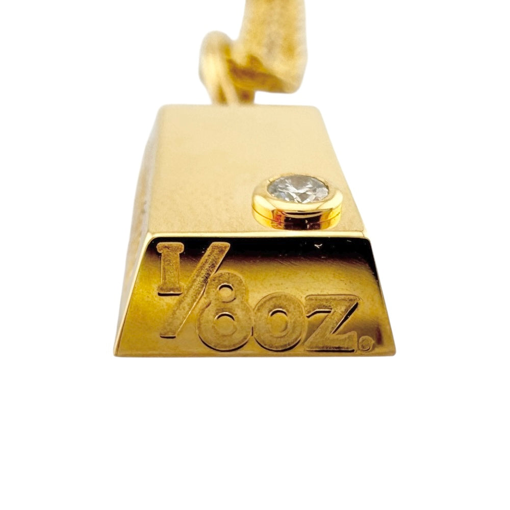 CARTIER カルティエ インゴット ネックレス 18金 K18イエローゴールド