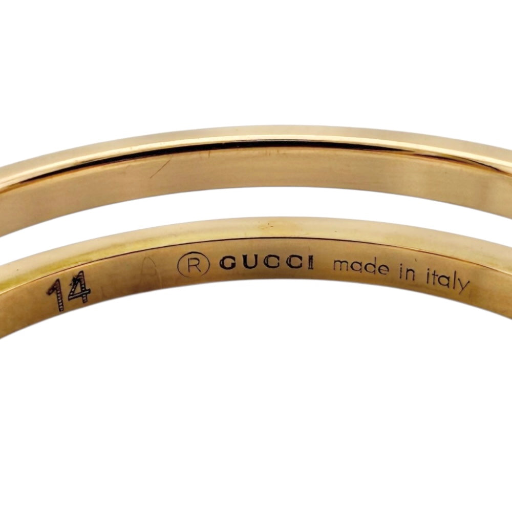 GUCCI グッチ インフィニティ リング 指輪 13.5号 18金 K18ピンク