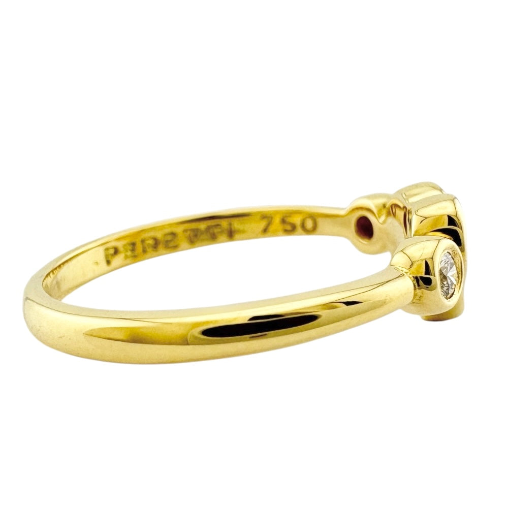 TIFFANY&Co. ティファニー フルハート リング 指輪 9号 18金 K18