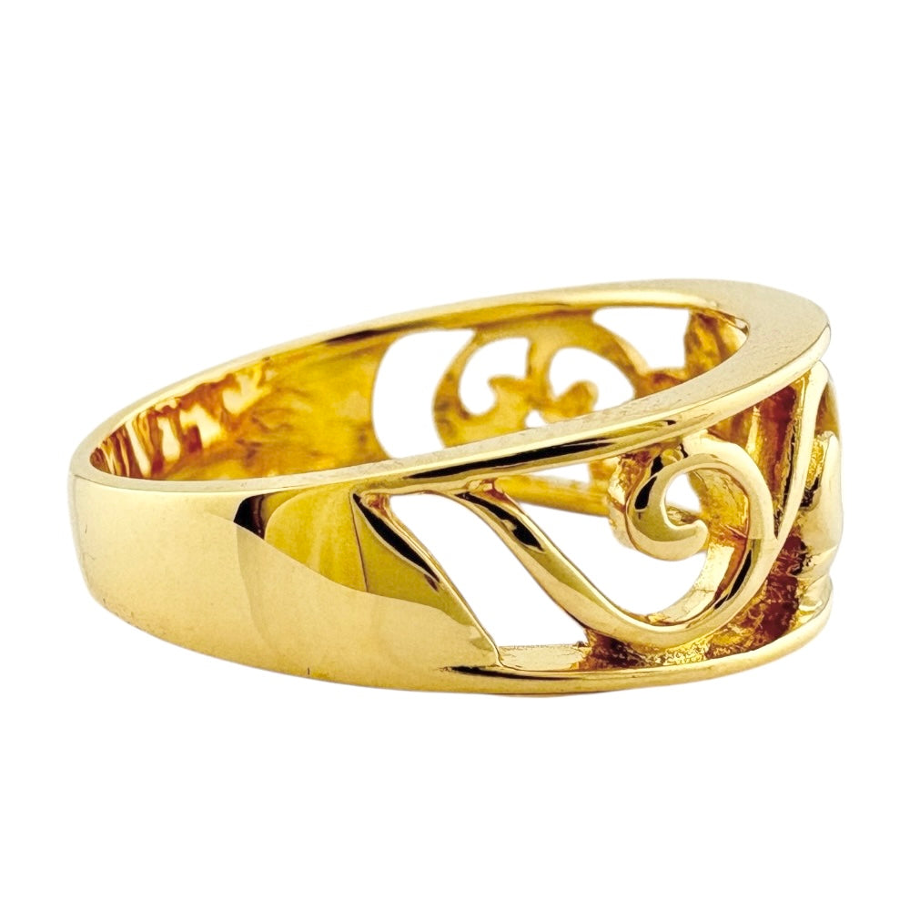 MIKIMOTO Ring Size 13 18K K18 Yellow Gold Women's Used – 【公式