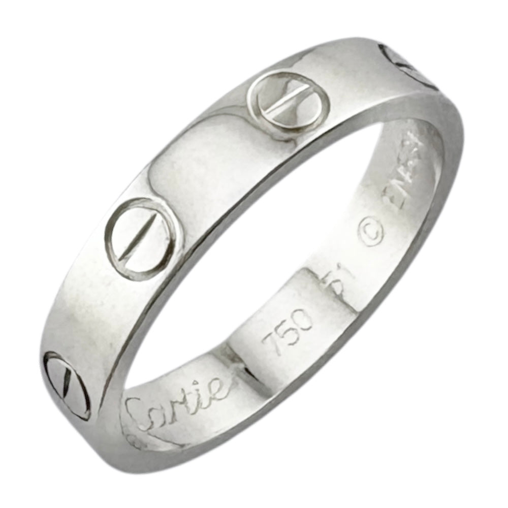 CARTIER カルティエ ミニラブ リング 指輪 11号 18金 K18ホワイト