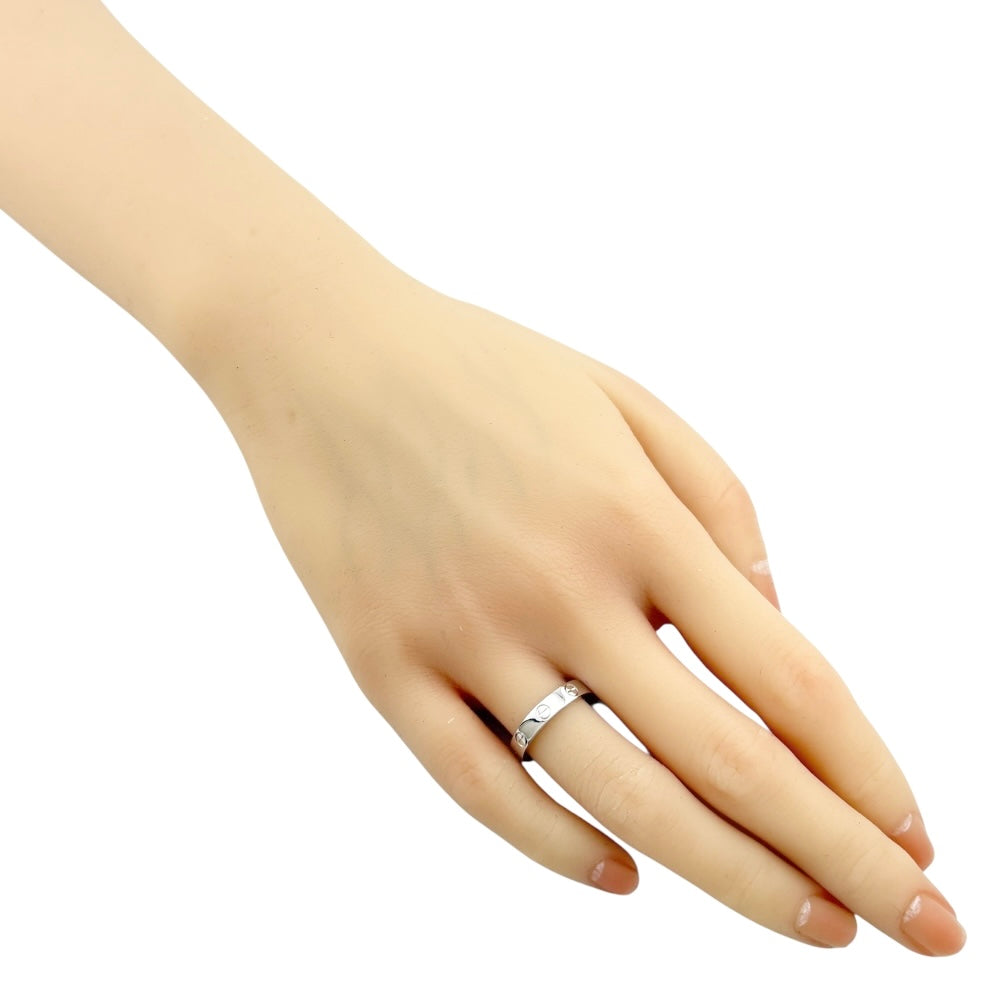 CARTIER カルティエ ミニラブ リング 指輪 11号 18金 K18ホワイト CARTIER カルティエ ミニラブ リング 指輪 11号 18金 K18ホワイト