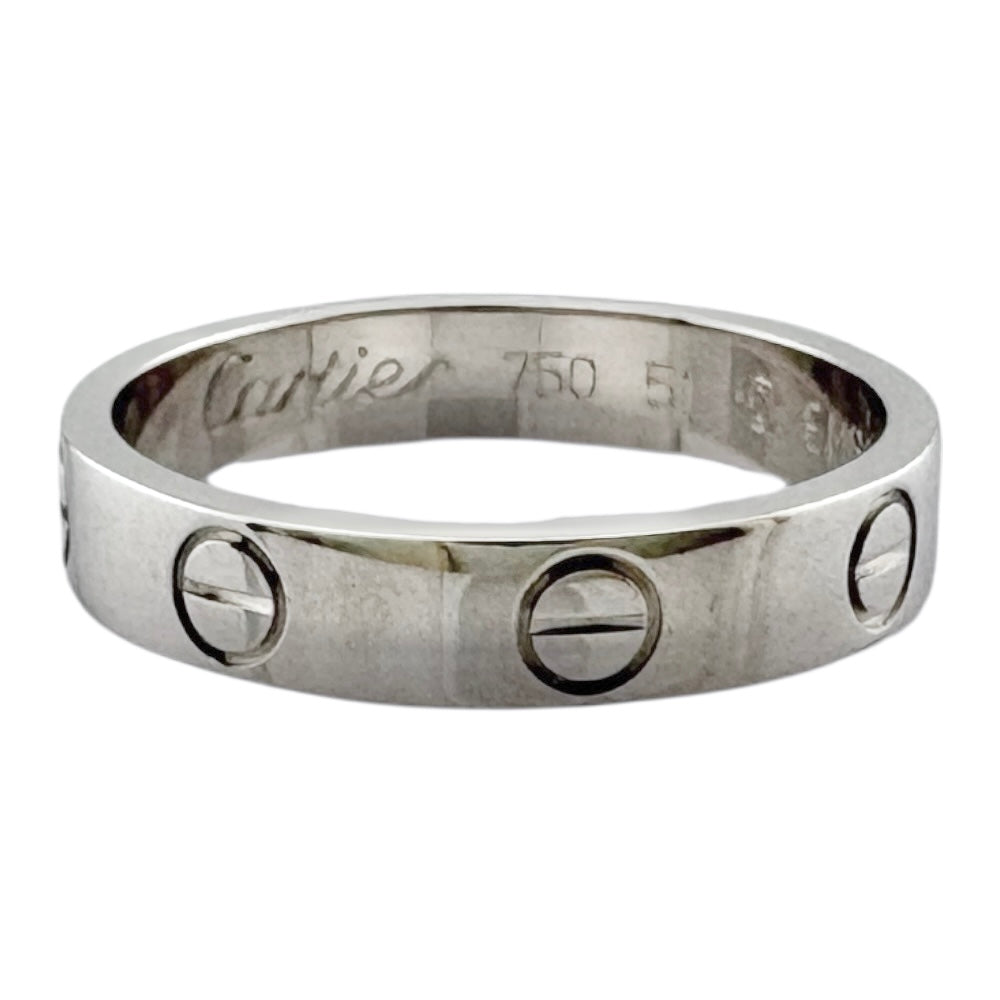 CARTIER カルティエ ミニラブ リング 指輪 11号 18金 K18ホワイト