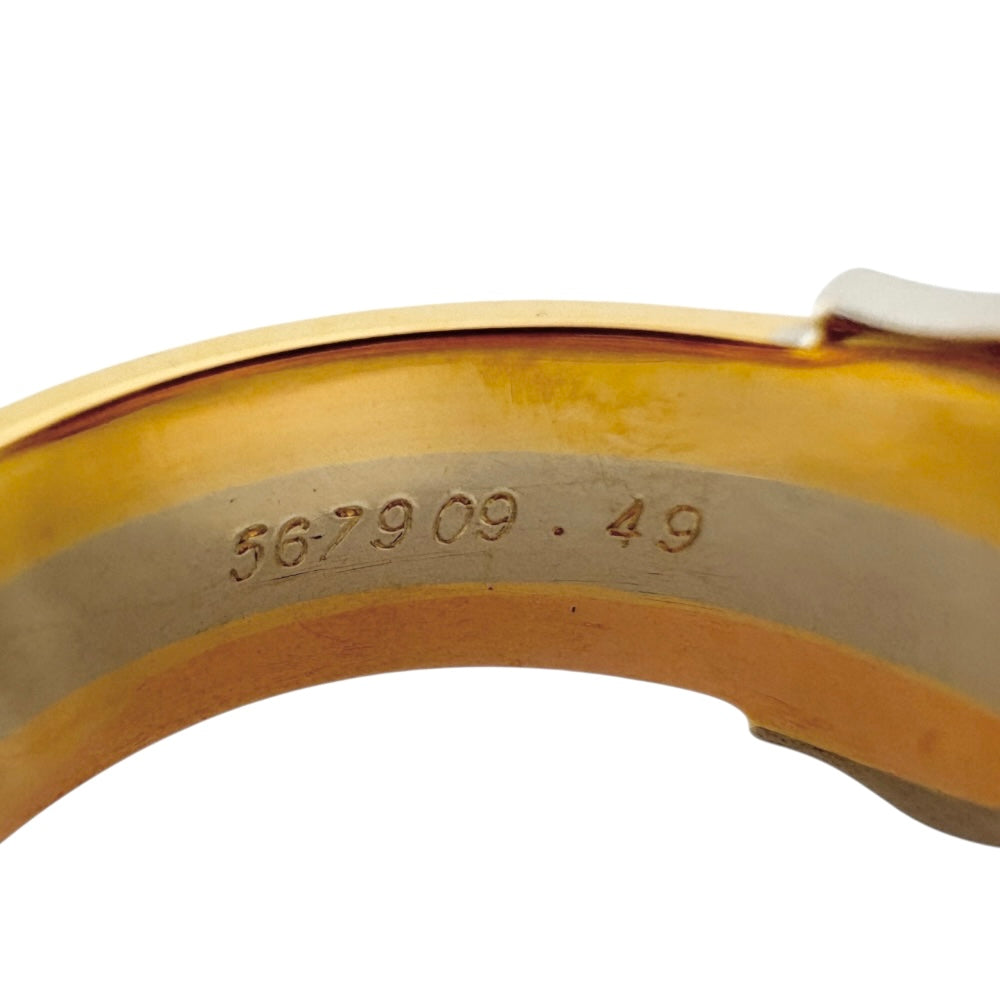 CARTIER カルティエ 2C リング 指輪 9号 18金 K18イエローゴールド