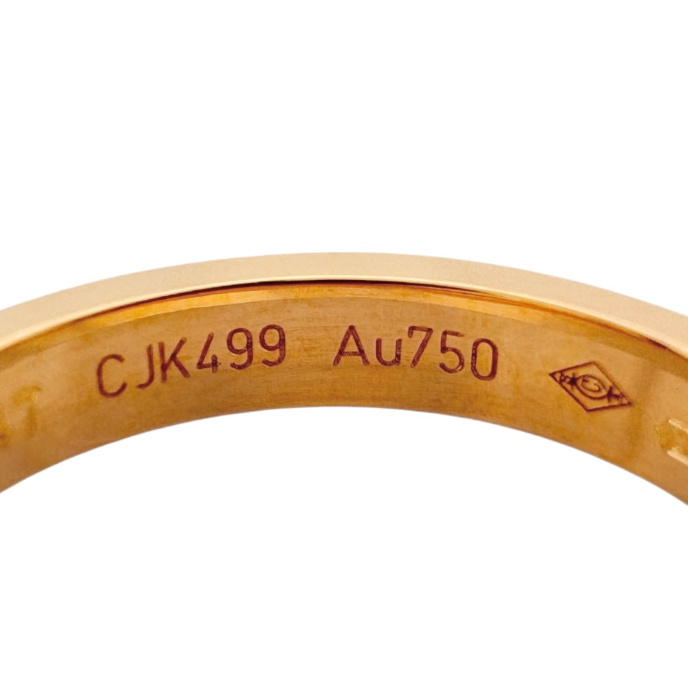 CARTIER カルティエ エングレーブド リング 指輪 7号 18金 K18ピンク