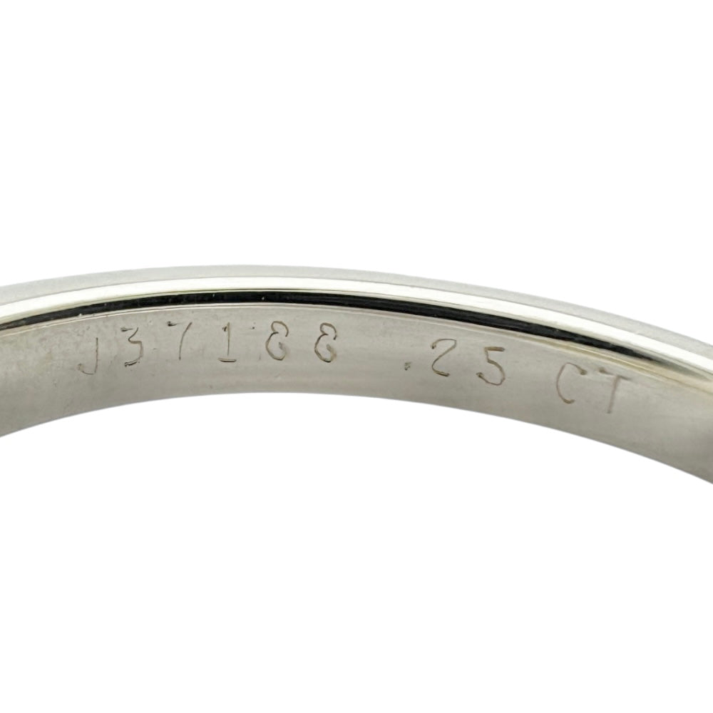 Tiffany & Co. プラチナソリティアリング 楽天市場】【TIFFANY&Co.】ティファニー ダイヤモンド 0.33ct (E