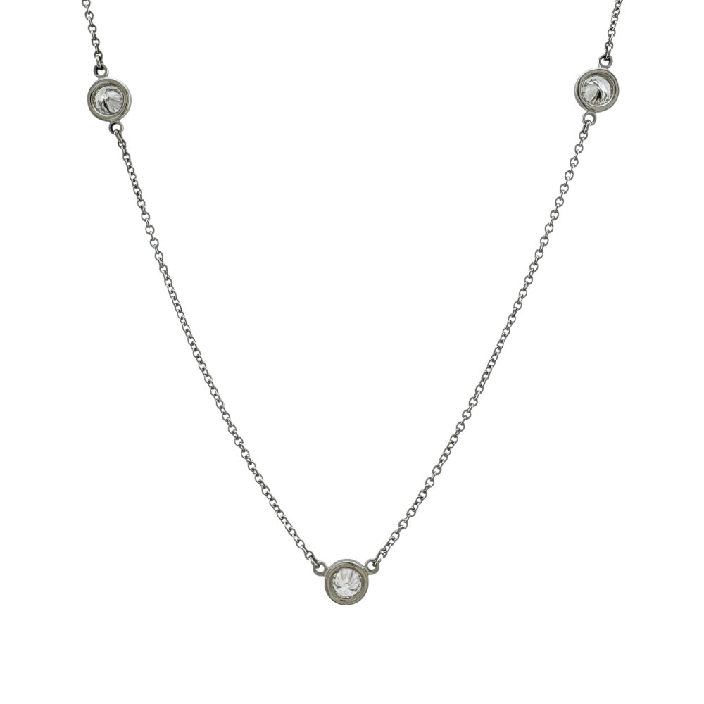 TIFFANY&Co. ティファニー バイザヤード 約0.17ct ネックレス Pt950