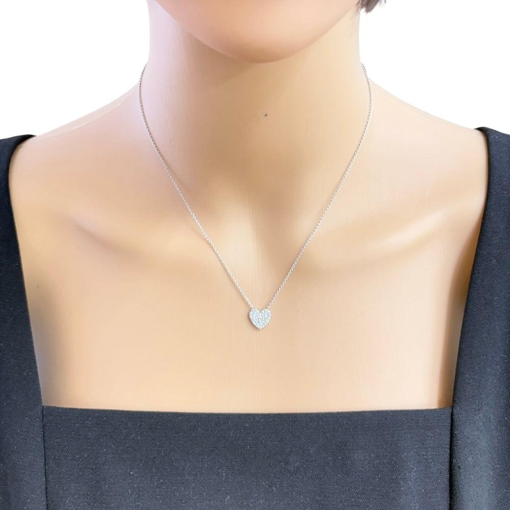 TIFFANY&Co. ティファニー メトロハート ネックレス 18金 K18