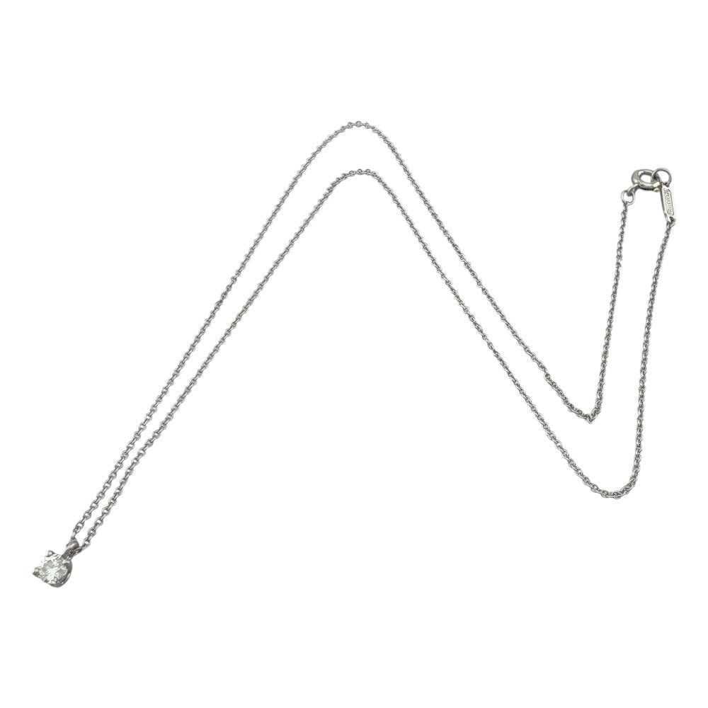 TIFFANY&Co. ティファニー ソリティア ネックレス Pt950プラチナ 