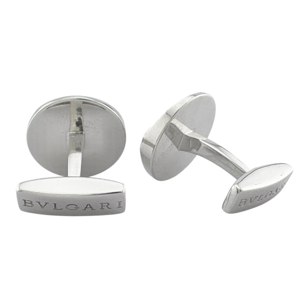 BVLGARI ブルガリ ブルガリブルガリ カフス 18金 K18ホワイトゴールド BVLGARI ブルガリ ブルガリブルガリ カフス 18金 K18ホワイトゴールド