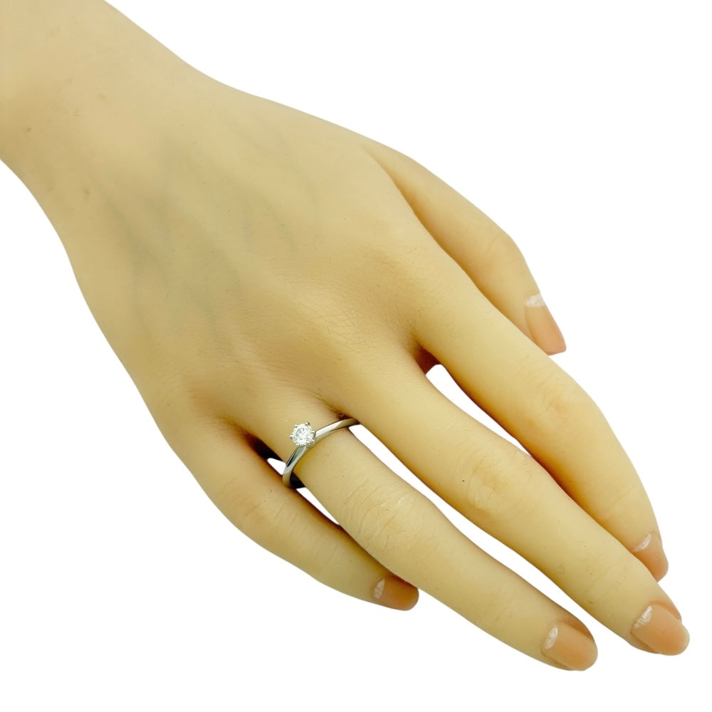 TIFFANY&Co. ティファニー ソリティア リング 指輪 14号 Pt950プラチナ  