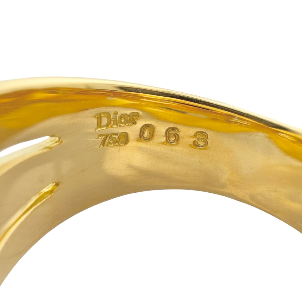 Dior ディオール リング 指輪 11号 18金 K18イエローゴールド