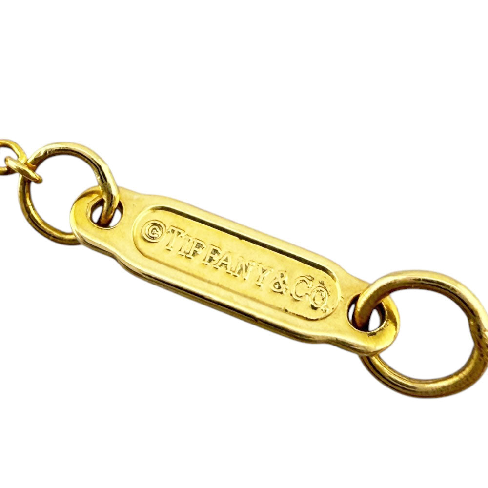 TIFFANY&Co. ティファニー ドッツクロス ネックレス 18金 K18イエロー