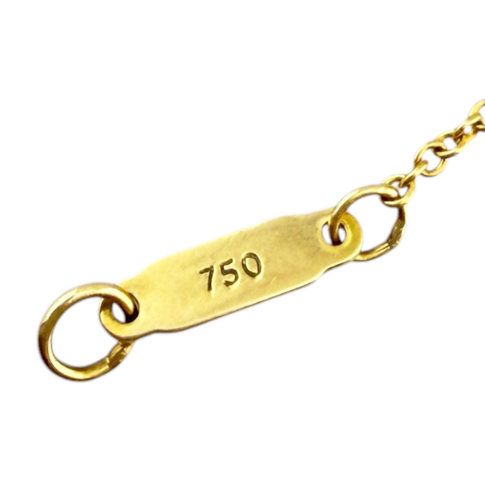 TIFFANY&Co. ティファニー ドッツクロス ネックレス 18金 K18イエロー