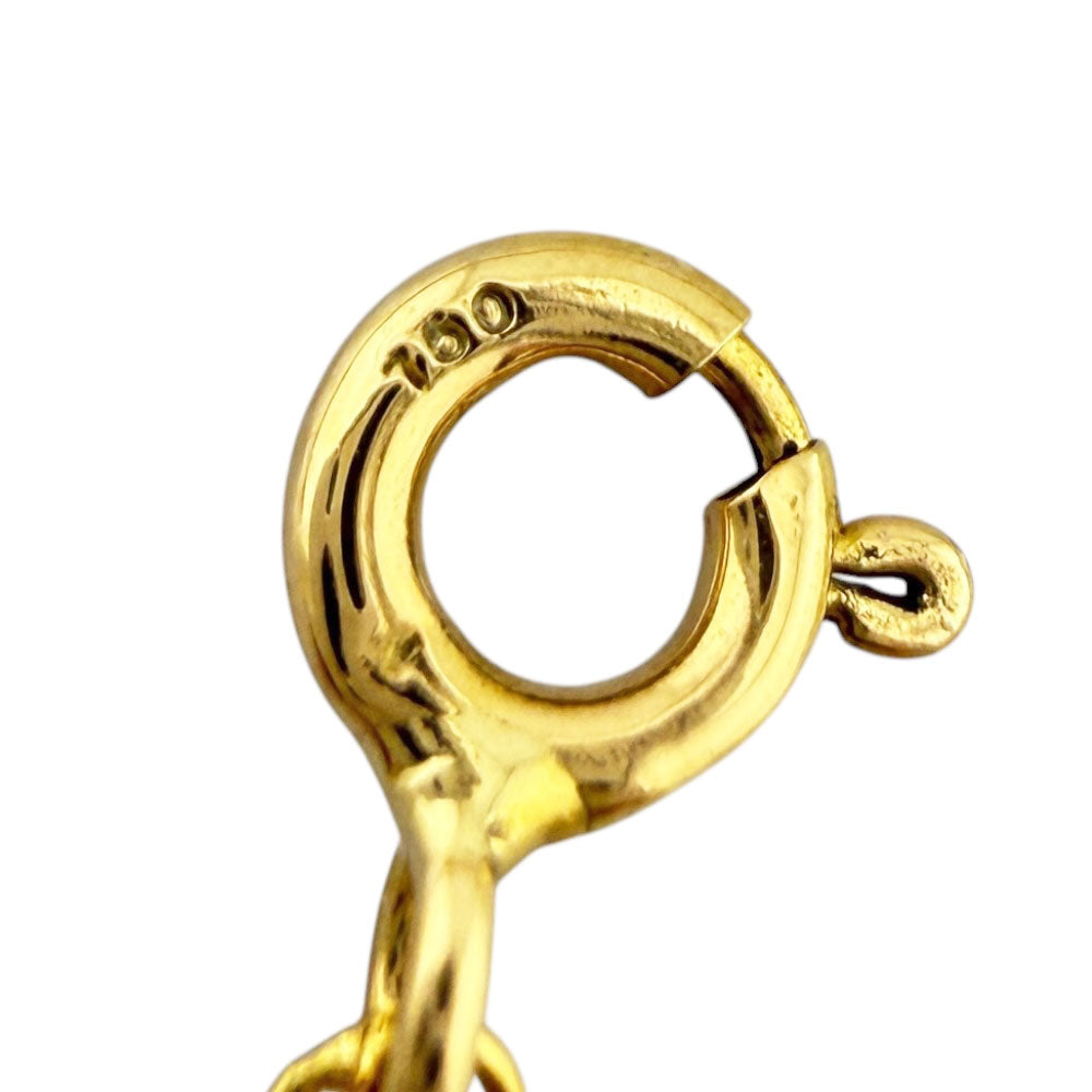 TIFFANY&Co. ティファニー ドッツクロス ネックレス 18金 K18イエロー
