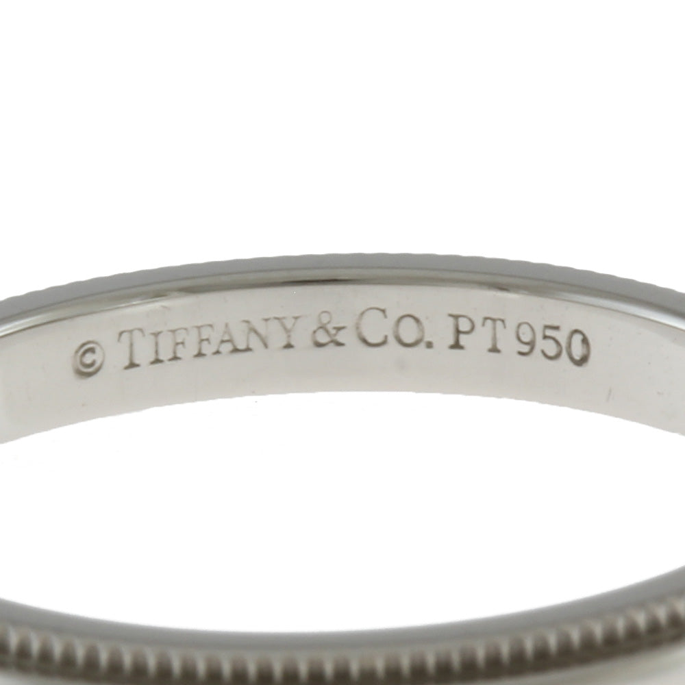 ティファニー TIFFANY&Co. ミルグレイン リング・指輪 9号 Pt950
