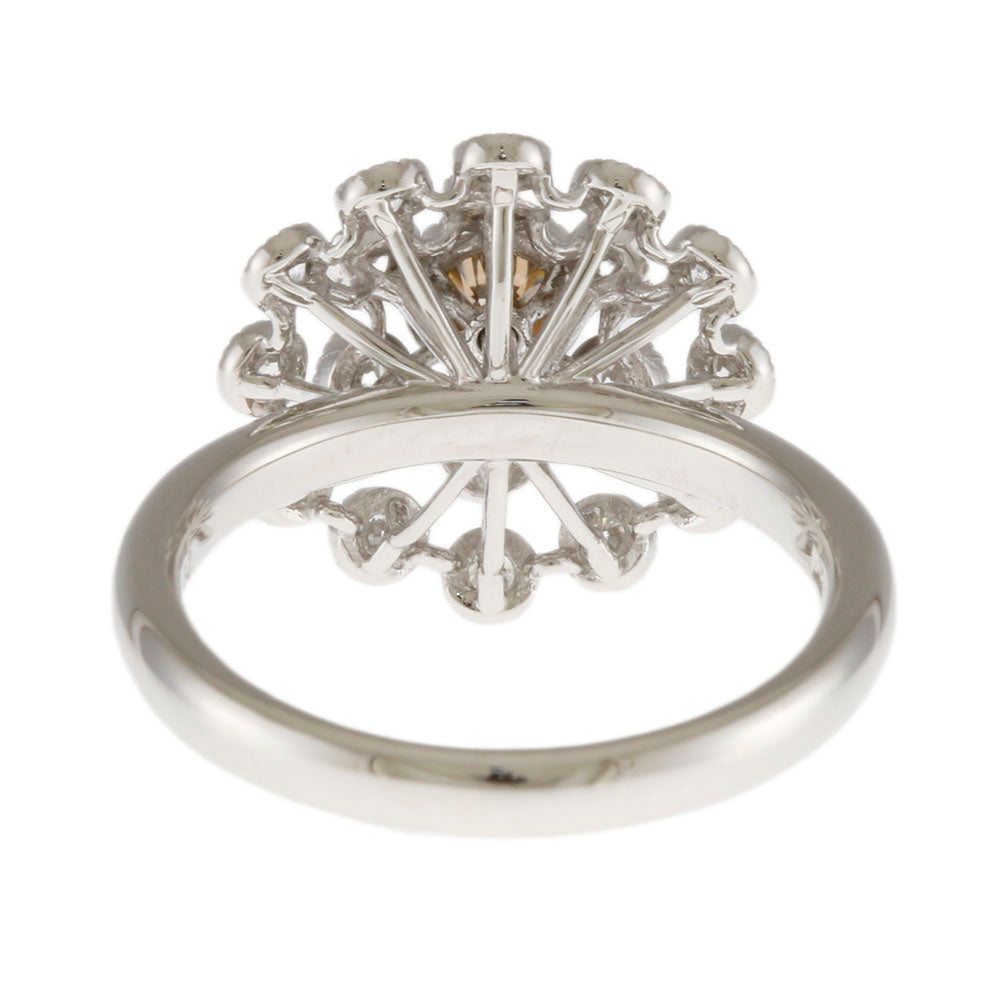 カシケイ KASHIKEY ミル リング 指輪 13号 Pt900プラチナ ブラウン