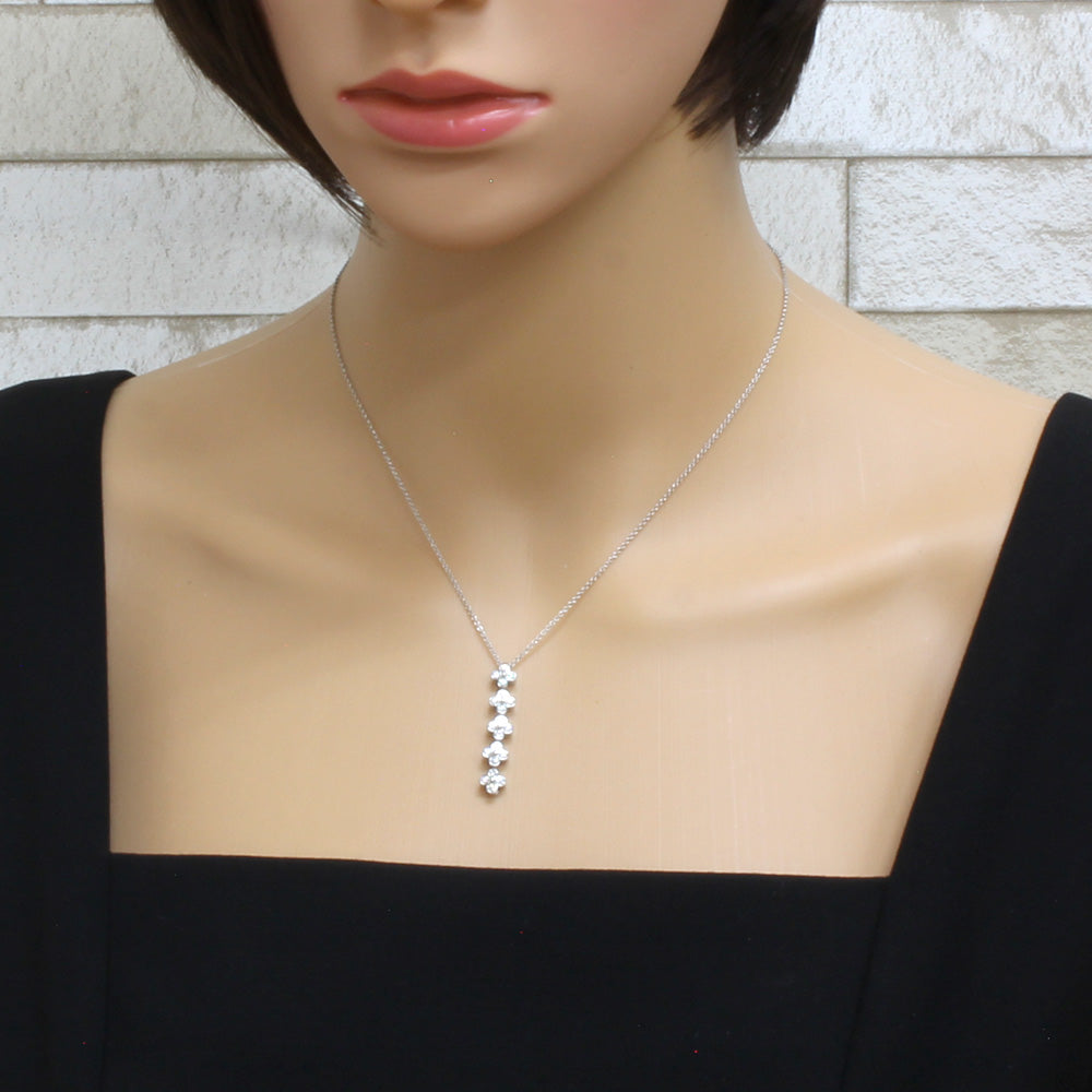 ティファニー TIFFANY&Co. ベゼルセット ネックレス Pt950プラチナ