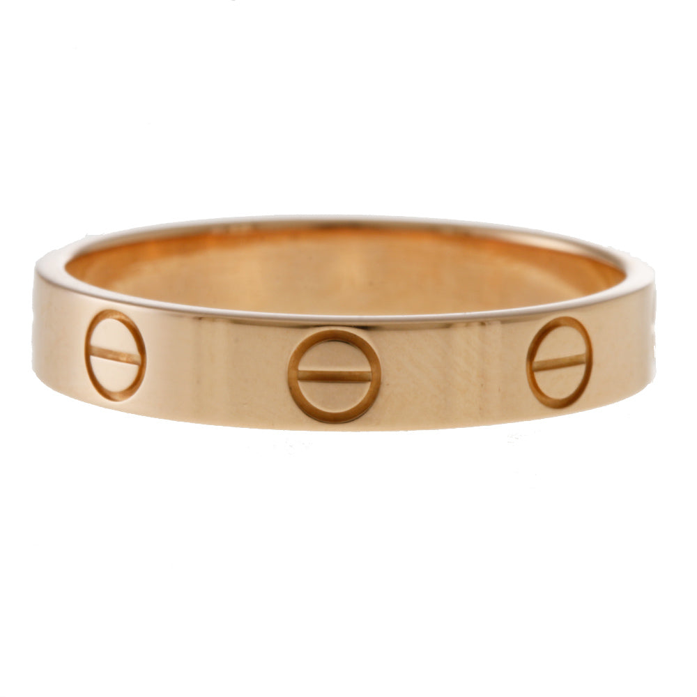 カルティエ ミニラブ リング 指輪 14.5号 18金 K18ピンク