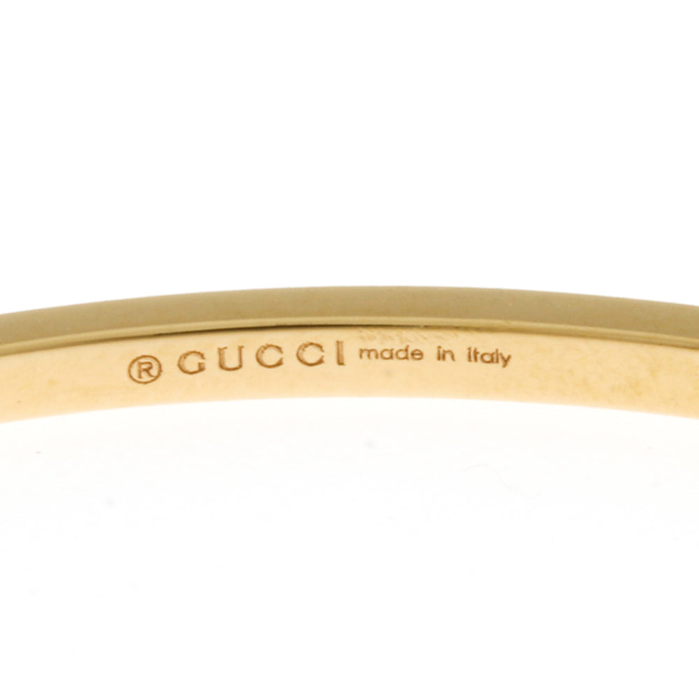 グッチ ピアス 18金 K18イエローゴールド ダイヤモンド レディース