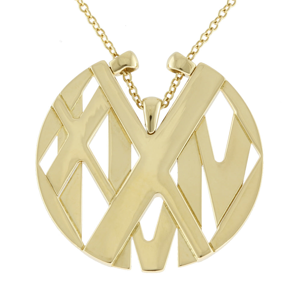 TIFFANY&Co. ティファニー アトラスサークル ネックレス 18金