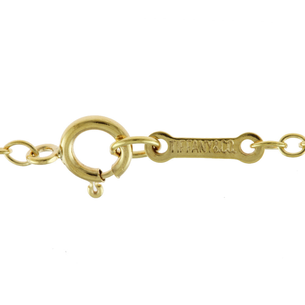 TIFFANY&Co. ティファニー オープンクロス ネックレス 18金 K18