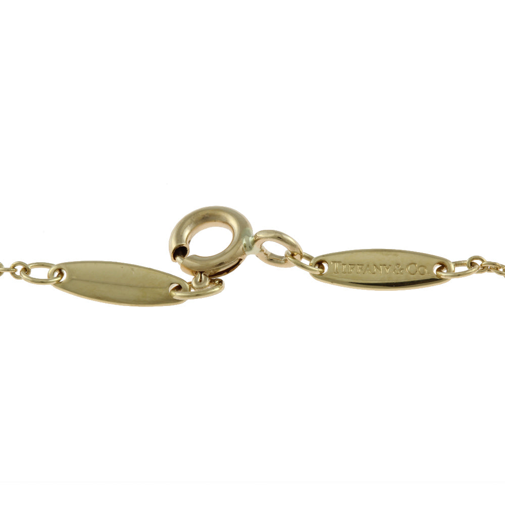 TIFFANY&Co. ティファニー バイザヤード 約0.14ct ネックレス 18金 K18