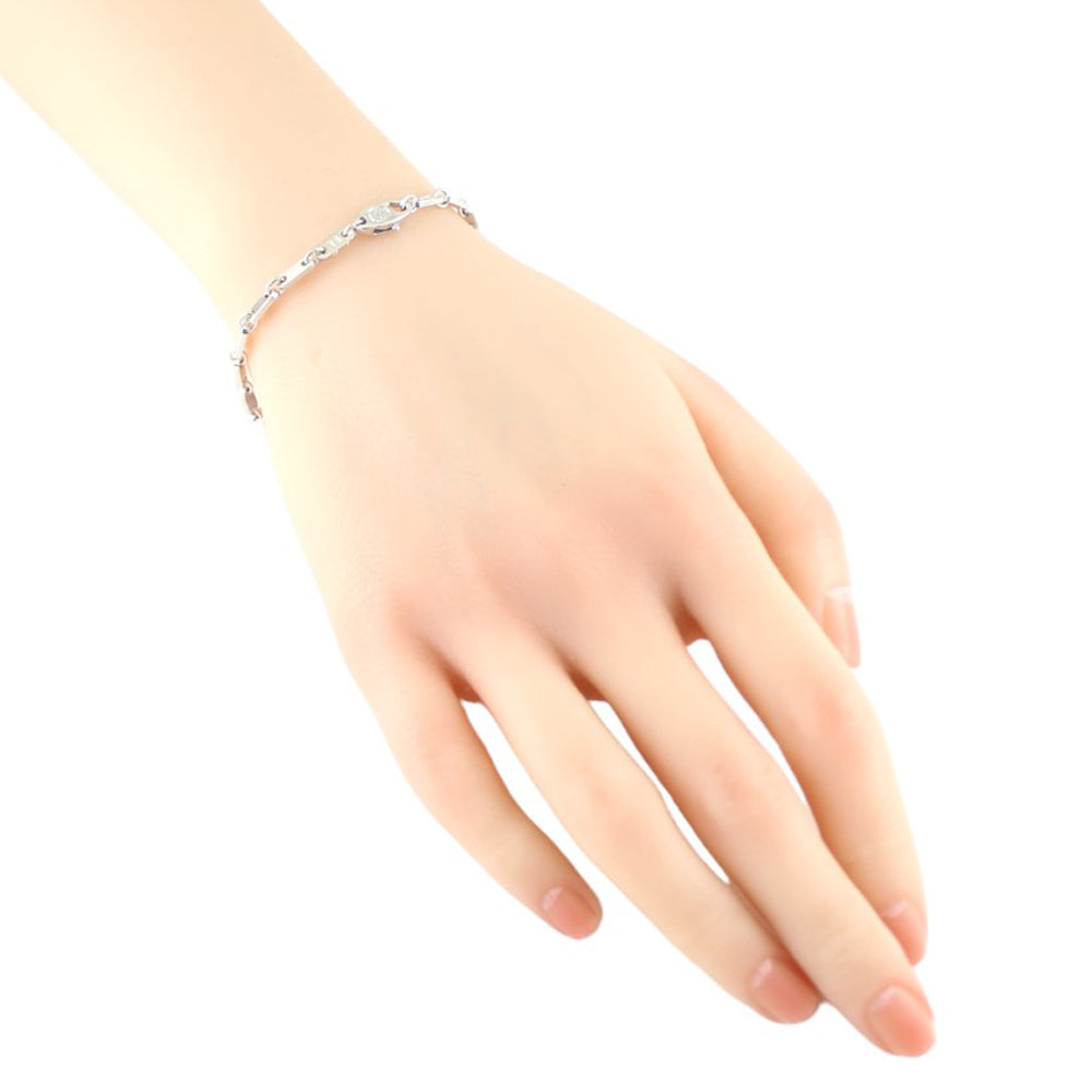 CARTIER カルティエ フィガロ ブレスレット 18金 K18ホワイトゴールド