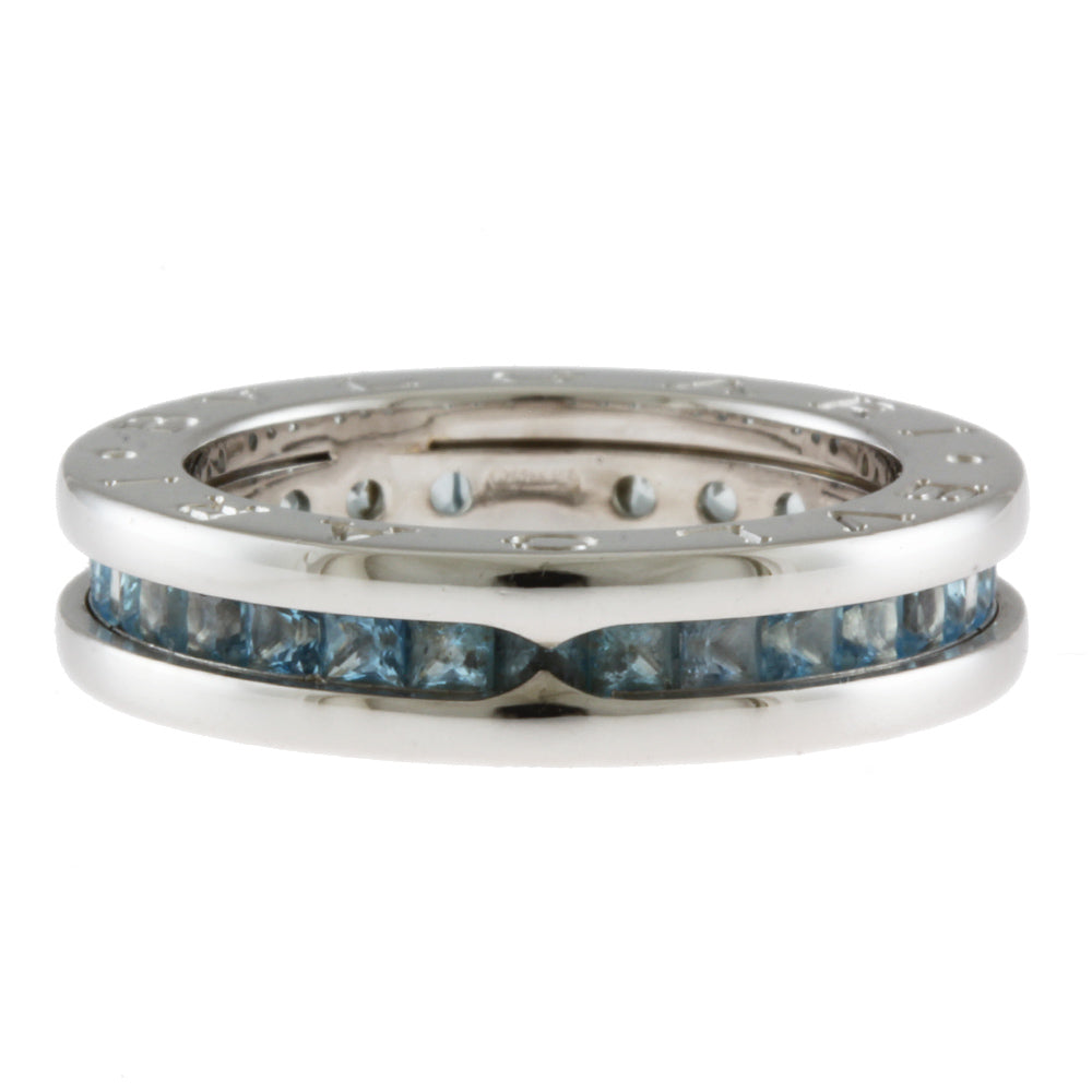 ブルガリ B-zero.1 ビーゼロワン 1バンド ブルートパーズ リング 指輪