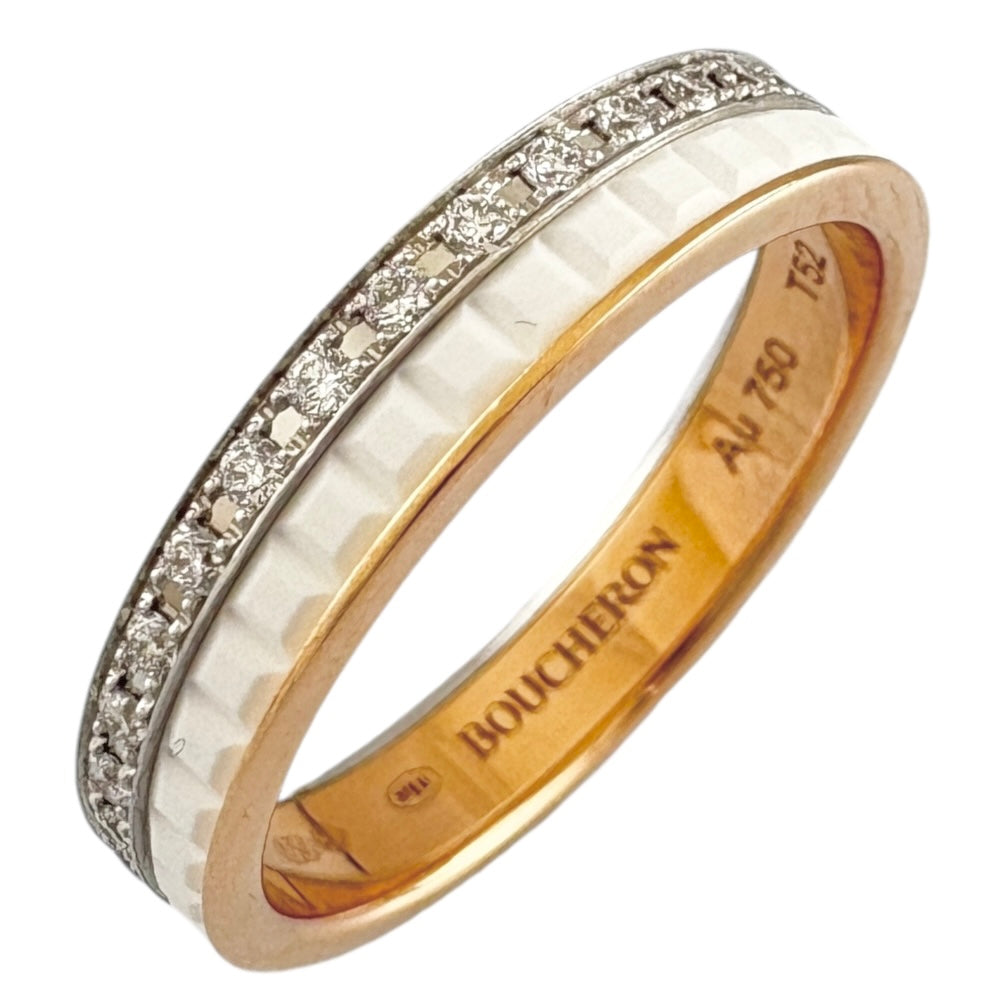 Boucheron ブシュロン キャトル ホワイト リング 指輪 11.5号 18金 K18ピンクゴールド ダイヤモンド レディース 中古 –  【公式】リサイクルキング オンラインショップ