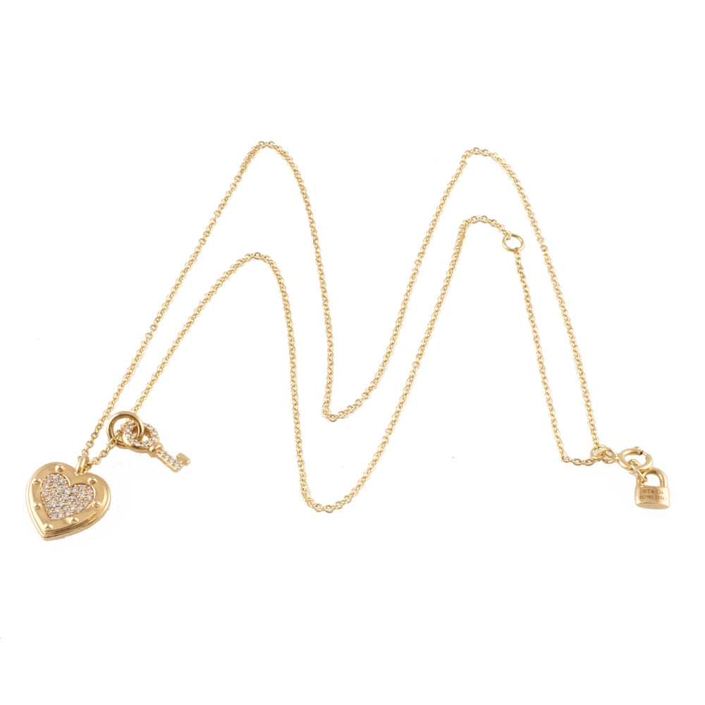 Yellow Gold And Co Return To Tiffany Heart Tag Choker Gold 18K
