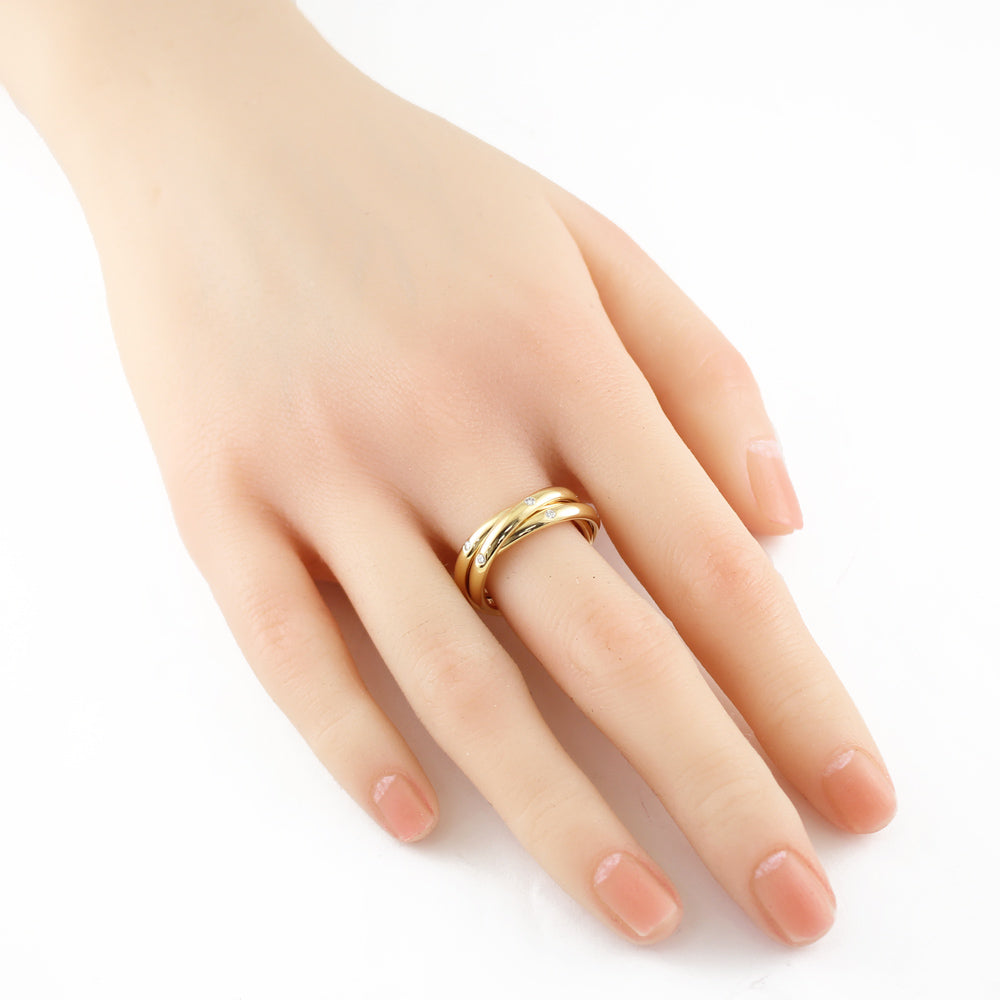 ⭐Cartier⭐K18 ゴールド ダイヤモンドリング サイズ14 CARTIER カルティエ コンステレーション ダイヤモンド リング