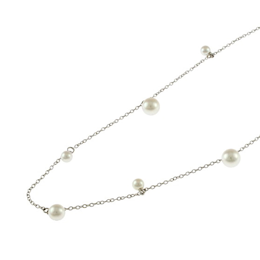 MIKIMOTO ミキモト ネックレス 18金 K18ホワイトゴールド パール レディース 中古 – 【公式】リサイクルキング オンラインショップ