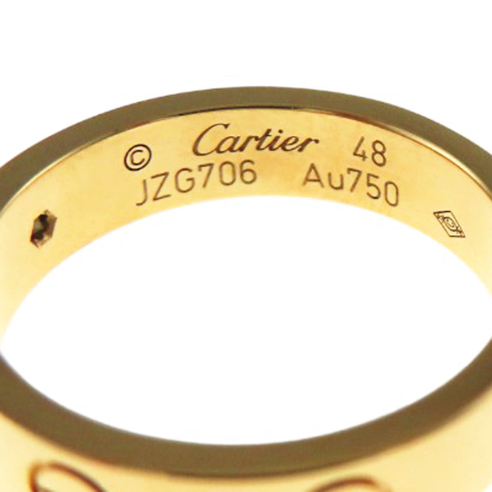 CARTIER カルティエ ミニラブ リング 指輪 8号 18金 K18イエロー  