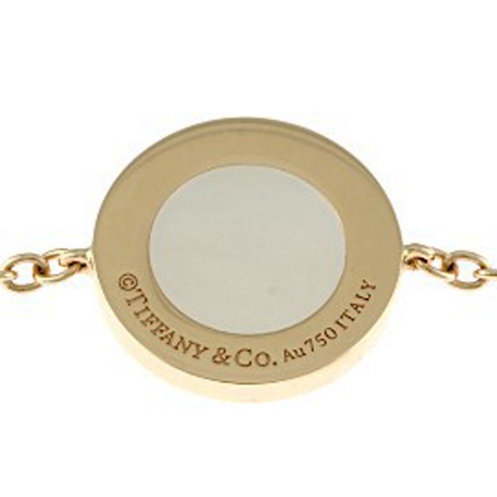 ティファニー Tサークル マザーオブパール ブレスレット ティファニー