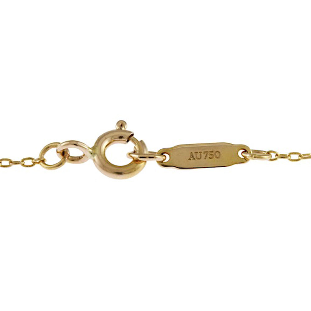 TIFFANY&Co. Tiffany Return to Heart Tag Diamond Necklace 18K