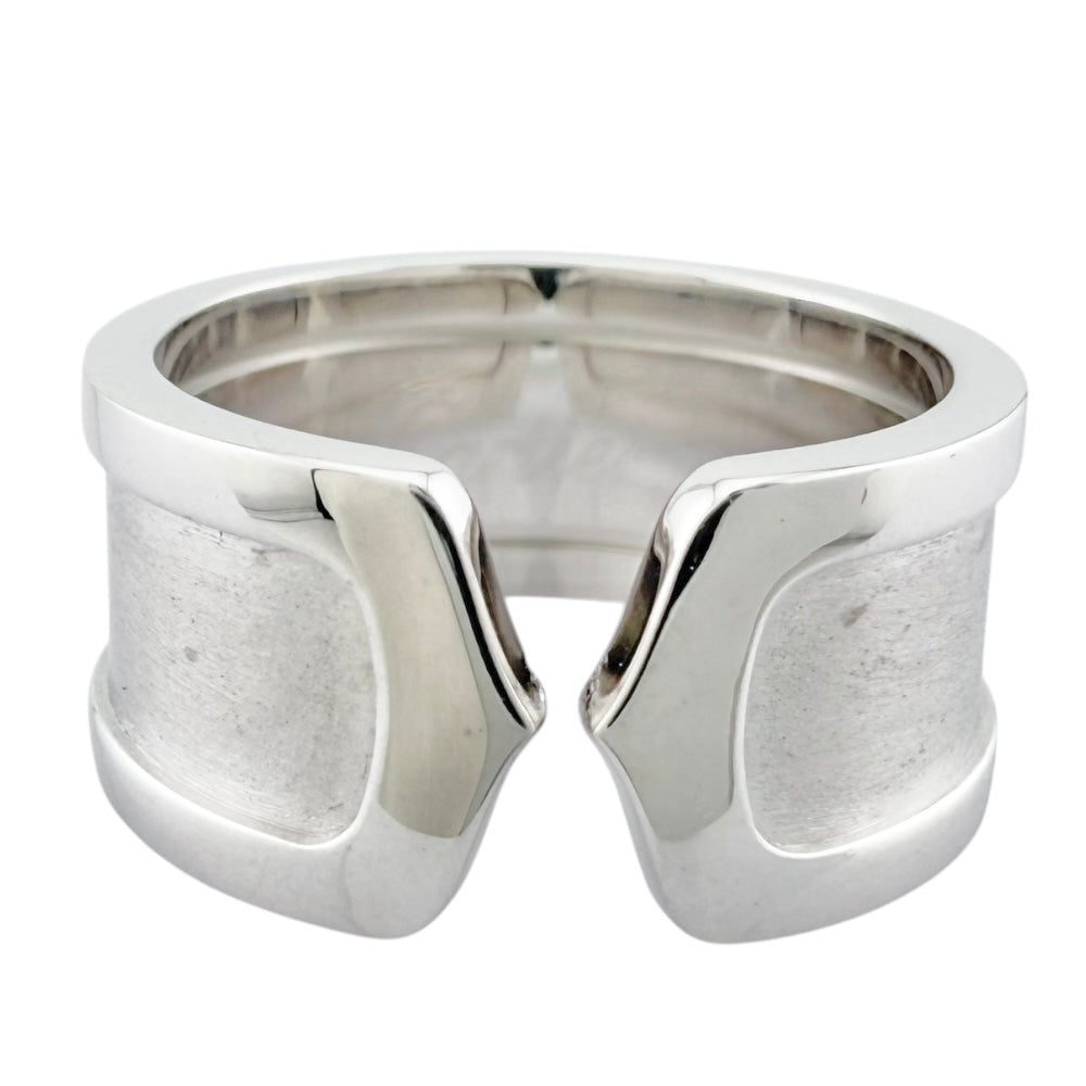 CARTIER カルティエ 2C リング 指輪 15号 18金 K18ホワイトゴールド