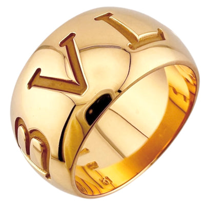 BVLGARI Bvlgari Monologo Ring Size 10 18K K18 Pink Gold Women's