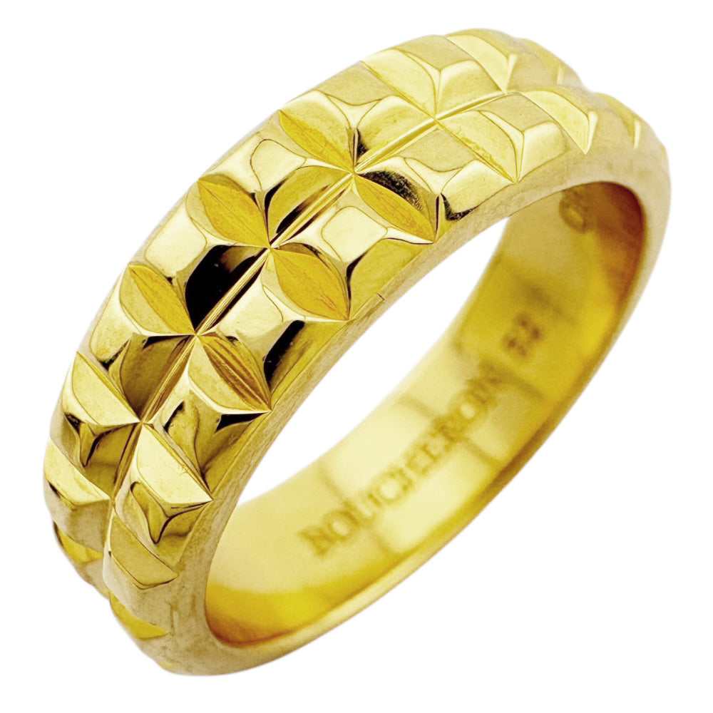 希少！【Boucheron】18金イエローゴールド　マザーオブパール　9号 希少！【Boucheron】18金イエローゴールド マザーオブパール 9号